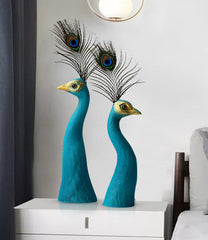 Creative peacock vase