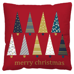 Christmas Pillow Cover Red Black Grid Christmas Sofa Cushion Cover Plush Pillow
