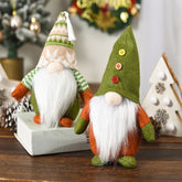 Christmas Faceless Old Man Elf Doll Green Decoration