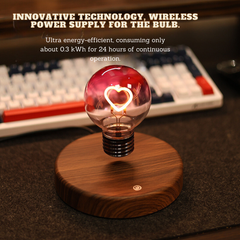 Magnetic Levitating Heart-Shaped Bulb – Creative Night Light