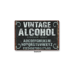 Tin Metal Decor Tin Metal Painting Bar Home Wall Decoration