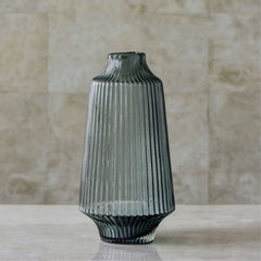 Fashion Creative Light Green Thread Light Luxury Glass Vase Decorations Flower Vase