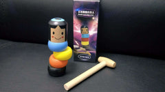 Immovable Tumbler Magic Stubborn Wood Toy Funny Unbreakable Toy Magic Tricks