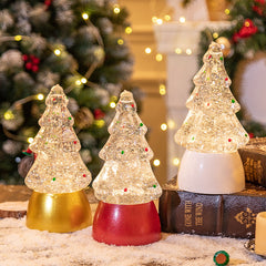 Christmas trees crystal balls music boxes snowflakes