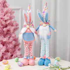 Decorative Supplies Retractable Doll Ornaments Easter Rabbit Doll