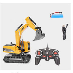 Alloy remote control excavator toy
