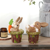 Pastoral Style Easter Rabbit Home Crafts Ornaments