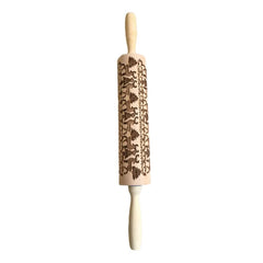 35/43CM Christmas Embossing Rolling Pin