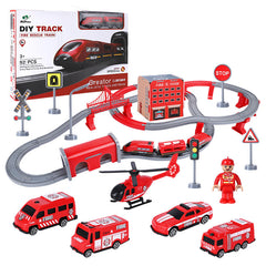 Children's train track toy