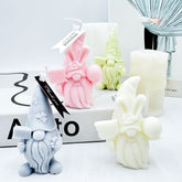 Easter Handheld Egg Candle Silicone Mold