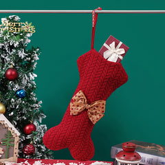 Xmas knitted yarn hanging ornaments pendant socks