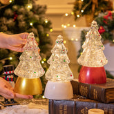 Christmas trees crystal balls music boxes snowflakes