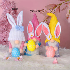 Easter Bunny Doll Decoration Faceless Old Man