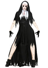 Nun Black Vampire Fantasy Dress