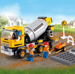 Cement mixer toy