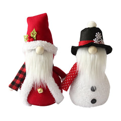 Christmas Faceless Doll Cute Snowman Dwarf goblin