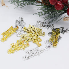 Christmas Letter Sign Capital English Letter Christmas Holiday Gift Decoration Accessories Christmas Tree Hanging Piece Sign