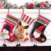 Christmas Supplies Medium Christmas Socks Doll Socks Cartoon 3D Christmas Pendant Decoration Gift Bag