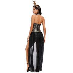 Halloween Hydra Witch Makeup Ball Performance Costume