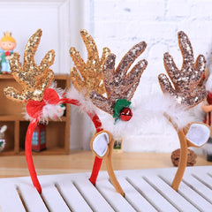 Merry Christmas Sequins Headband Christmas Ornaments Xmas Decooration Christmas Party Happy New Year Cristmas