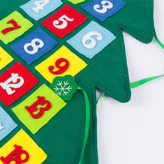 Christmas Countdown Calendar Christmas Decorative Supplies Non woven