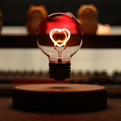 Magnetic Levitating Heart-Shaped Bulb – Creative Night Light