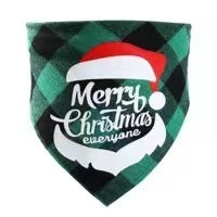 Fashion Pet Dog Christmas Saliva Towel