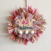 Easter Egg Wreath Decorative Rabbit Wreath