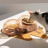 Pet Placemat Cat Bowl Mat Dog Eat Silicone
