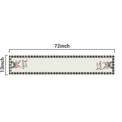 Linen Easter Rabbit Egg Restaurant Holiday Decoration Tablecloth