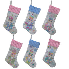 Christmas Decoration Supplies Walnut Soldier Pendant Christmas Socks Gift Bag Christmas Tree Pendant Candy Bag