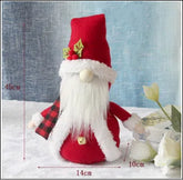 Christmas Faceless Doll Cute Snowman Dwarf goblin