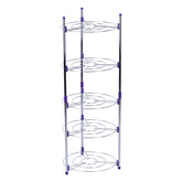 5 Tiers Home Kitchen Pans Pots Storage Rack Durable Metal Wire Shelving Organizer