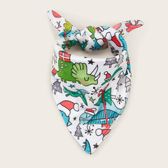 Dog Bib Cute Pet Saliva Towel Cat Triangle Scarf