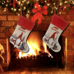 Christmas Faceless Doll Christmas Socks