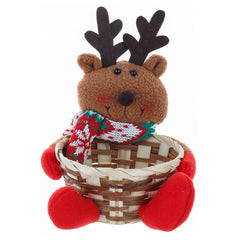 Christmas decorations gift baskets elderly people snowmen deer desktop