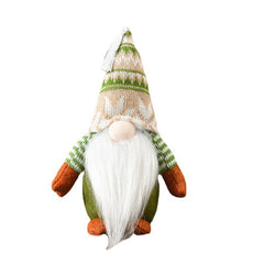 Christmas Faceless Old Man Elf Doll Green Decoration