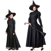 Halloween Costume Stage Performance Cosplay Black Witch Parent-child Clothing