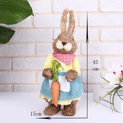 Papyrus Easter Bunny Ornament Home Jewelry Props