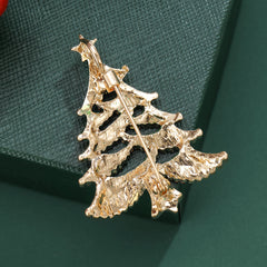 Christmas accessories, Christmas tree brooch, holiday wear, clothing accessories, brooch, versatile temperament