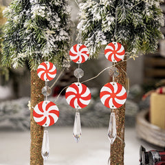 3PCS Christmas candy ice cone pendant Christmas decoration atmosphere
