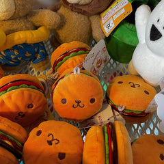 Tide Play Burger Fries Sandwich Hot Dog Cute Plush Mini Pendant