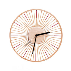 Japanese Style Wall Clock Solid Wood Clock Clock Living Room