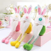 Easter Bunny Dwarf Doll Long-Legged Doll Decoration