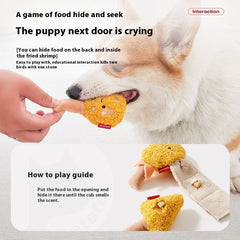 Self-Hi Relieving Stuffy Paper Dog Sound Plush Toy