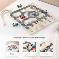 Educational Multifunctional Wooden Car Toy