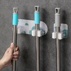 Badkamer Organizer Cloud Mop Clips Bezem Magic
