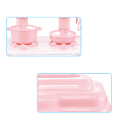 Girl Simulation Tableware Mini Kitchen Toy Set Play House Toy