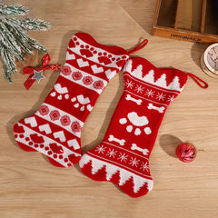 Christmas Decorations Bone Socks Bone Christmas Socks Pendants Christmas Decorations Candy Gift Bags