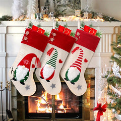 Christmas Decoration Faceless Doll Christmas Socks Pendant Santa Claus Children's Christmas Gift Bag